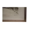 Lithograph of the watercolor \"I. Silence\" 1985 by Pierre - Moinat - Painting - Miscellaneous