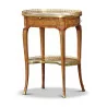 椭圆形床头柜，镶嵌红木、柠檬树和…… - Moinat - End tables, Bouillotte tables, 床头桌, Pedestal tables