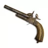 Pistolet avec culasse et double canons en acier avec traces de … - Moinat - Accessoires de décoration