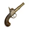 Pistol with walnut stock and flower engraving. … - Moinat - Decorating accessories