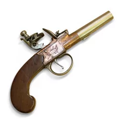 Pistol with flintlock system called “duck’s leg”, …