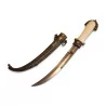 decorative dagger with engraved scabbard. W42 x H7 x D3 cm - Moinat - Decorating accessories