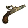 Miniaturpistole mit Steinschloss, Verschluss und Lauf … - Moinat - Dekorationszubehör