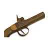 Pistol with wooden stock and steel barrel. - Moinat - Decorating accessories