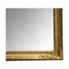 Miroir de Funk en bois sculpté doré à fronton ajouré d'une … - Moinat - Glaces, Miroirs