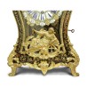 Cartel Boulle Louis XV 龟甲和镶嵌…… - Moinat - 台钟