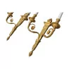 Pair of large Empire style 2-light sconces in … - Moinat - Wall lights, Sconces