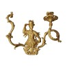 Pair of large Louis XV style wall lights with 2 lights in … - Moinat - Wall lights, Sconces
