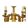 Louis XIV style “Mazarin” chandelier with 4 bronze lights … - Moinat - Chandeliers, Ceiling lamps