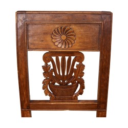 Set of 4 Directoire palmette chairs, beech, …