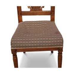 Set of 4 Directoire palmette chairs, beech, …