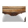Fauteuil de style Louis XV Régence en hêtre, recouvert de … - Moinat - Fauteuils