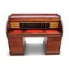Bureau cylindrique en acajou. Angleterre, 19ème siècle. - Moinat - Bureaux cylindre, à abattant, Secrétaires