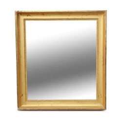 Miroir Louis-Philippe avec cadre en bois doré. France, 19ème