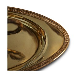 黄铜墨水瓶。巴黎作品，20 世纪。