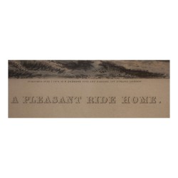 Painting of an engraving “A pleasant ride home” signed T.N.H WALSH …