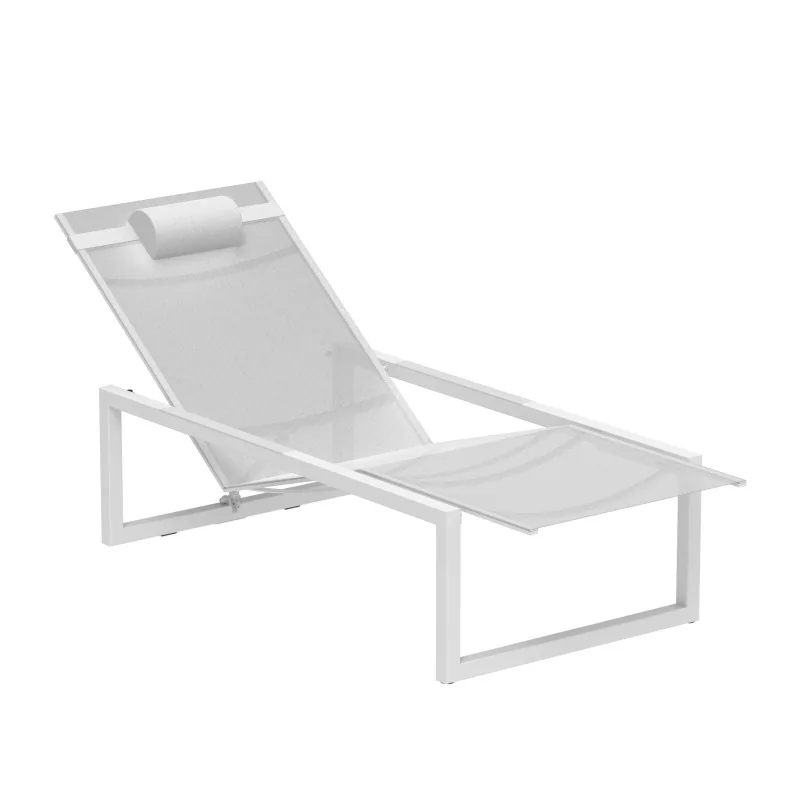 Ninix model lounge chair in stainless steel coated with - Moinat - Sièges, Bancs, Tabourets