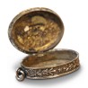Pomponne pendant box with floral decorations. - Moinat - Silverware