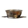 Decorated metal tea strainer. - Moinat - Silverware