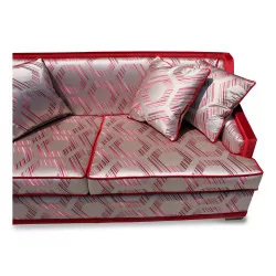 沙发模型 VENDOME 系列 Moinat 覆盖着织物......