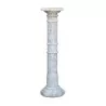 Carare white marble column. Italy, 20th century. - Moinat - Columns, Flares, Nubians