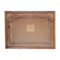 Tafelöl auf Leinwand signiert Louis MENNET (1829-1875). …