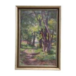 Aquarell „Bouveret“ von Fritz Edouard