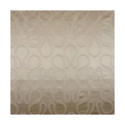 серая кружевная ткань с вышивкой от Atelier Guggisberg на метр …