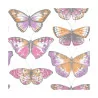 Stoff „Urbanstyle Butterfly Rose“ von Atelier Guggisberg in … - Moinat - Dekorationszubehör