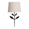 SILVA GRANDE wall lamp in patinated bronze with white lampshade. - Moinat - Wall lights, Sconces