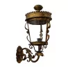 polychrome wrought iron wall lamp. Italy, 20th century. - Moinat - Wall lights, Sconces