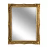 Miroir Régence avec cadre en bois doré et glace biseautée. - Moinat - Glaces, Miroirs