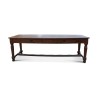 pine farm table with 2 drawers, turned legs, … - Moinat - Dining tables