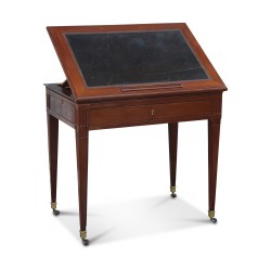 Table Tronchin Louis XVI en acajou estampillée François