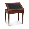 Louis XVI Tronchin table in mahogany stamped François … - Moinat - Desks : cylinder, leaf, Writing desks