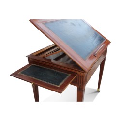 Table Tronchin Louis XVI en acajou estampillée François
