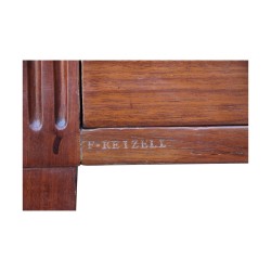 Table Tronchin Louis XVI en acajou estampillée François