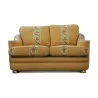 2-местный диван в эдвардианском стиле с инкрустированными подлокотниками и бархатом … - Moinat - ACTION NOËL 2020
