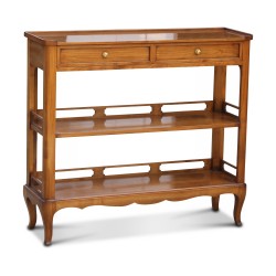 \"Marie Laurence\" console in blond-tinted cherry wood,