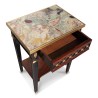 Table in black varnished mahogany veneer decorated with bronzes … - Moinat - End tables, Bouillotte tables, Bedside tables, Pedestal tables