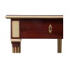 Table in varnished mahogany veneer decorated with gold-finish bronzes … - Moinat - End tables, Bouillotte tables, Bedside tables, Pedestal tables