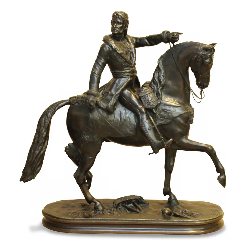 Bronze représentant Joachim MURAT (1767-1815) militaire … - Moinat - Bronzes