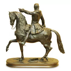 Bronze representing Joachim MURAT (1767-1815) military …