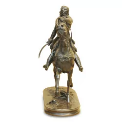 Bronze représentant Joachim MURAT (1767-1815) militaire …