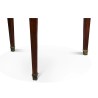 Table ronde Directoire en noyé à 3 pieds fuseaux. Suisse Vaud, - Moinat - Tables de salle à manger