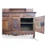 Buffet bressan in walnut and ash in 2 parts. France, 18th. - Moinat - Buffet, Bars, Sideboards, Dressers, Chests, Enfilades