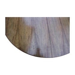 Louis-Philippe mahogany table with central leg and …