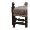 Fauteuil Louis XIII tissu "Damas soie grise" - Moinat - Fauteuils