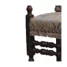 кресло в стиле Людовика XIII из ткани \"Серый шелковый дамаск\" - Moinat - Кресла