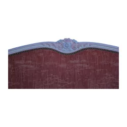 “Corbeille”路易十五风格的床架，上面覆盖着天鹅绒……